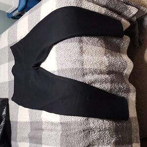 Thick Fleece lined leggings in black